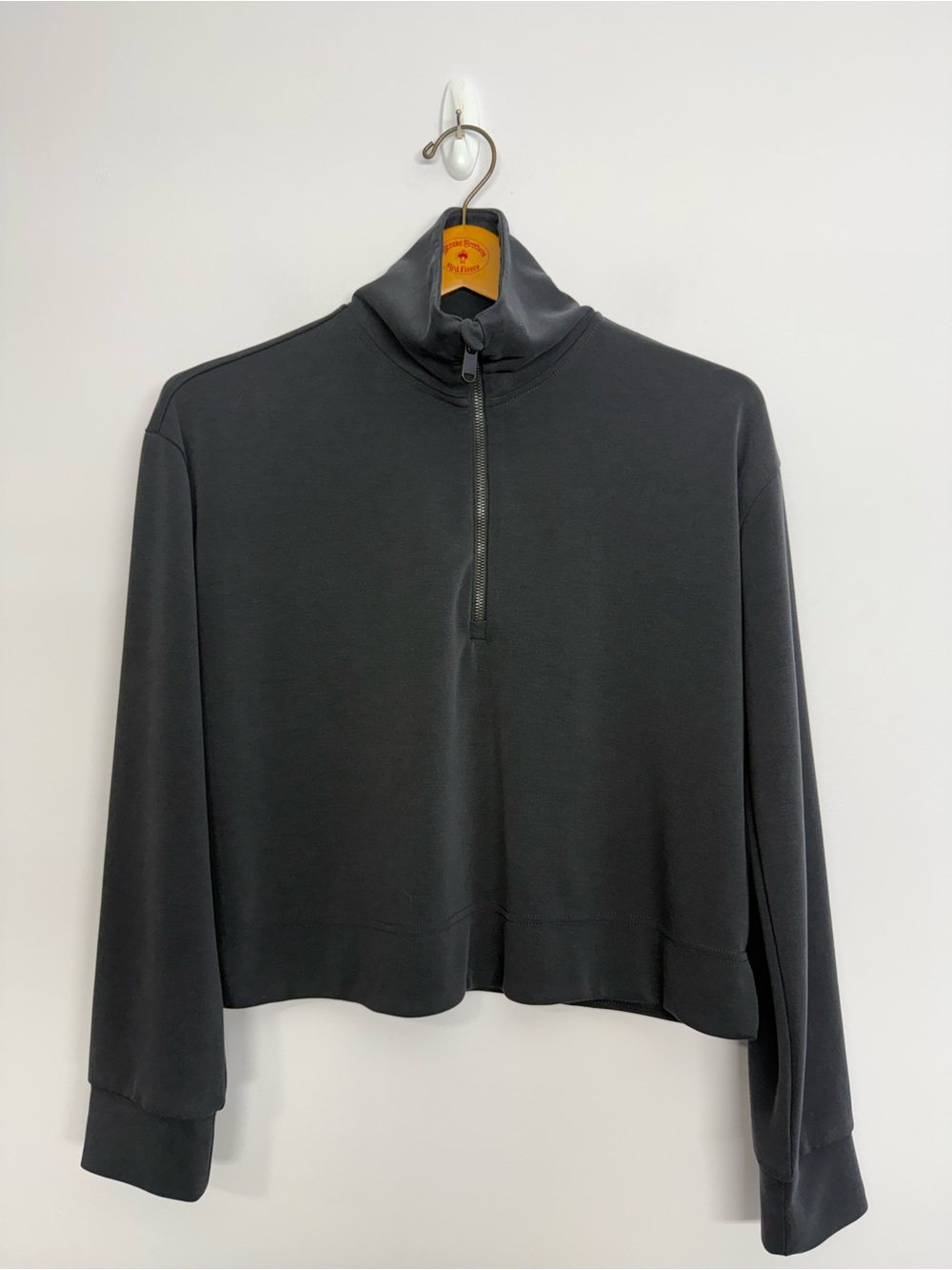 Athleta Seasoft Quarter Zip Black Size XS